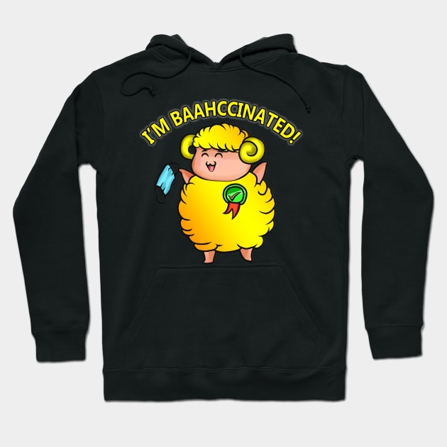 Vaccinated Happy Sheep Hoodie by arteewiss